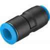 Festo Pneumatická armatura, řada: QS Polybutylen, 130693, 10 mm Zásuvný, 8 mm Zásuvný