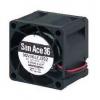 Sanyo Denki Axiální ventilátor, řada: San Ace 9GV, průtok vzduchu: 33 m³/h 9 W 12 V dc 750 mA 36 mm 36 mm 28 mm