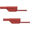 Schützinger VSFK 8700 / 1 / 100 / RT bezpečnostní měřicí kabely 4 mm zástrčka 4 mm zástrčka 100.00 cm červená 1 ks