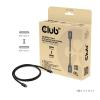 club3D Kabel USB-C USB 4.0 USB-C ® zástrčka 1.20 m černá CAC-1570
