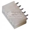 Vidlice řadová 2×5 přímá W4505-10PDSBTWR, rozteč 4,2 mm