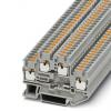 Phoenix Contact Svorkovnice pro komponenty 3211480, řada: PTTB 2.5-2BE, 500V Šedá 0.14mm², 4 mm² 2 Zásuvný
