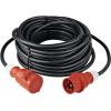 AS Schwabe 60568 napájecí prodlužovací kabel 16 A černá 25.00 m H07RN-F 5G 1,5 mm² s fázovým měničem
