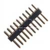 Kolíková lišta lámací 2×10 C1280-20BSGAS0R, Au, rozteč 1,27 mm