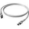Easylan CP1OAMSMS0005 RJ45 síťové kabely, propojovací kabely CAT 6A S/FTP 0.50 m šedá dvoužilový stíněný, bez halogenů, samozhášecí 1 ks Easylan CP1OAMSMS0005 RJ45 síťové kabely, propojovací kabely CAT 6A S/FTP 0.50 m šedá dvoužilový stíněný, bez halogenů, samozhášecí 1 ks