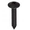 RS PRO Samořezný šroub, Černění, Ocel hlavice Příruba, délka: 6.5 mm RS PRO Samořezný šroub, Černění, Ocel hlavice Příruba, délka: 6.5 mm