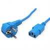 Napájecí kabel 1.8 m, Modrá, A: CEE 7/7, B: IEC C13, 250V ac Roline Napájecí kabel 1.8 m, Modrá, A: CEE 7/7, B: IEC C13, 250V ac Roline