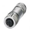 Kulatý konektor, počet kontaktů: 5, Kabel, velikost: M12 Phoenix Contact, pohlaví kontaktu: Vnitřní, orientace těla: