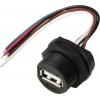 TRU COMPONENTS TC-E13T-FU2-PWF-0.1PV TC-13543556 USB konektor 0.1 m, 1 ks