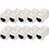 Digitus DN-93905-10 pouzdro spojky RJ45 Počet pólů 8 stříbrná 10 ks