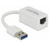 Delock USB 2.0 adaptér [1x USB-A konektor - 1x RJ45 zásuvka] 65905 12.7 cm