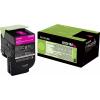 Lexmark toner 802HM CX410 CX510 80C2HM0 originál purppurová 3000 Seiten