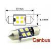 LED žárovka SV8,5-8 sufit 31 mm, 12–24 V / 1,5 W, bílá LED žárovka SV8,5-8 sufit 31 mm, 12–24 V / 1,5 W, bílá