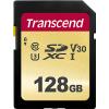 Transcend Premium 500S paměťová karta SDXC 128 GB Class 10, UHS-I, UHS-Class 3, v30 Video Speed Class