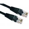 RS PRO Cat5e Ethernetové kabely, Černá, Polyvinylchlorid, A: RJ45, 300V 0.2 m Vnější, B: RJ45 Vnější, typ pláště: UTP