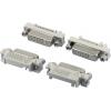 W & P Products 507-29-2-2-20 DVI konektor zásuvka, vestavná horizontální Pólů: 29 stříbrná 1 ks
