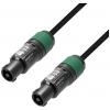 Adam Hall 5 STAR S225 SS 0200 reproduktor propojovací kabel [1x Zástrčka NL4FX (4-pólová) - 1x Zástrčka NL4FX (4-pólová)] 2 m černá