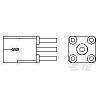 TE Connectivity TE AMP RF Coax Connectors 225550-1 1 ks