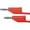 Schützinger MFK 15 / 1 / 100 / RT měřicí kabel zástrčka 4 mm zástrčka 4 mm červená 1 ks Schützinger MFK 15 / 1 / 100 / RT měřicí kabel zástrčka 4 mm zástrčka 4 mm červená 1 ks