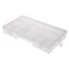 Přihrádková krabice 9 přihrádek Průhledné, Polypropylen 38 mm x 245mm x 143 mm RS PRO Přihrádková krabice 9 přihrádek Průhledné, Polypropylen 38 mm x 245mm x 143 mm RS PRO