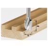 Festool 490946 drážkovací fréza, Délka 60 mm, Vnější Ø 10 mm, Pracovní délka 30 mm, Ø hřídele 8 mm