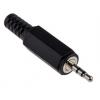 Lumberg Konektor jack, Kabel, Stereo, Pájecí Vnější, 2.5 mm 3 500mA barva Černá, orientace těla: Rovný, materiál Lumberg Konektor jack, Kabel, Stereo, Pájecí Vnější, 2.5 mm 3 500mA barva Černá, orientace těla: Rovný, materiál
