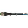 Kabel ovladače snímače, A: Vnější, A: Rovný 3, B: Bez koncovky, 250V ac/dc, 30 V ac/dc, IP65, IP66K, IP67, řada: A-Coded
