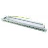 Telegärtner 100007017 24 portů síťový patch panel 483 mm (19) CAT 6A 1 U šedobílá (RAL 7035) osazený