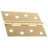 Kloubový závěs Výkyvné Patka, Electro Brass, Ocel Pevný Šroubová, délka: 100 mm x 71mm x 1.75 mm RS PRO
