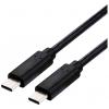 Roline USB kabel USB 4.0 USB-C ® zástrčka, USB-C ® zástrčka 1.00 m černá stíněný 11.02.9082 Roline USB kabel USB 4.0 USB-C ® zástrčka, USB-C ® zástrčka 1.00 m černá stíněný 11.02.9082