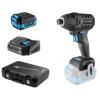 Utahovák rázový 1/4" Hogert HT2E255-B14ID, 200 Nm, 18 V, bez kartáče