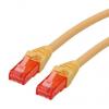 Roline Kat6 Ethernetové kabely, Žlutá, Nízko dýmivý bezhalogenový 300 mm 8, typ pláště: Nestíněný Nestíněný Roline Kat6 Ethernetové kabely, Žlutá, Nízko dýmivý bezhalogenový 300 mm 8, typ pláště: Nestíněný Nestíněný
