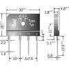 TRU COMPONENTS TC-GBI25G můstkový usměrňovač SIL-4 400 V 25 A jednofázové TRU COMPONENTS TC-GBI25G můstkový usměrňovač SIL-4 400 V 25 A jednofázové