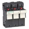 Držák pojistek s montáží na lištu DIN 125A 690V ac Schneider Electric 3pólový Držák pojistek s montáží na lištu DIN 125A 690V ac Schneider Electric 3pólový