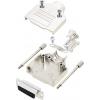 encitech MHDM-15-DBS-K 6355-0005-12 sada D-SUB zásuvková lišta 180 ° Pólů: 15 pájecí kalíšek 1 sada