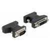 Delock 65017 DVI / VGA adaptér [1x DVI zásuvka 24+5pólová - 1x VGA zástrčka] vícebarevná 0 mm