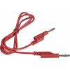 VOLTCRAFT měřicí kabel lamelová zástrčka 4 mm lamelová zástrčka 4 mm 1.00 m červená 1 ks VOLTCRAFT měřicí kabel lamelová zástrčka 4 mm lamelová zástrčka 4 mm 1.00 m červená 1 ks