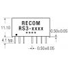 RECOM RS3-1209S DC/DC měnič napětí do DPS 12 V/DC 9 V/DC 333 mA 3 W Počet výstupů: 1 x Obsah 1 ks