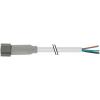 Kabel ovladače snímače, A: Vnitřní, A: M8 3, B: Volný konec, 60V, IP65, IP66K, IP67, IP68, řada: 7014 Murrelektronik