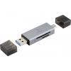 Renkforce RF-PCR-400 externí čtečka paměťových karet USB-A, USB-C® microSD, SD Space Grau