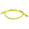 RS PRO Cat5e Ethernetové kabely, Žlutá, Nízko dýmivý bezhalogenový, A: RJ45, 30V 0.5 m Vnější, B: RJ45 Vnější, typ RS PRO Cat5e Ethernetové kabely, Žlutá, Nízko dýmivý bezhalogenový, A: RJ45, 30V 0.5 m Vnější, B: RJ45 Vnější, typ
