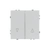 Spínač na rolety DPM MOXY MOX1030W bílý Spínač na rolety DPM MOXY MOX1030W bílý
