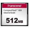 Karta Compact Flash Compact Flash Transcend 512 MB Průmyslová třída, model: CF180I SLC Karta Compact Flash Compact Flash Transcend 512 MB Průmyslová třída, model: CF180I SLC