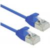 Roline 21.15.3340 RJ45 síťové kabely, propojovací kabely CAT 6A U/FTP 0.15 m modrá nestíněný, bez halogenů, samozhášecí 1 ks Roline 21.15.3340 RJ45 síťové kabely, propojovací kabely CAT 6A U/FTP 0.15 m modrá nestíněný, bez halogenů, samozhášecí 1 ks