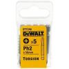 DeWALT Bit šroubováku, PH2, celková délka: 50 mm, počet kusů: 5