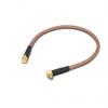 Koaxiální kabel, řada: MMCX RG316/U, Černá Polytetrafluorethylén, vnější průměr: 2.49 mm OD 152.4 mm 50 Ω Wurth Koaxiální kabel, řada: MMCX RG316/U, Černá Polytetrafluorethylén, vnější průměr: 2.49 mm OD 152.4 mm 50 Ω Wurth