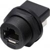 TRU COMPONENTS TC-E13T-FR6-PRF-180, TC-13543656, zásuvkový modul RJ45, CAT 6A, piny:8, 1 ks TRU COMPONENTS TC-E13T-FR6-PRF-180, TC-13543656, zásuvkový modul RJ45, CAT 6A, piny:8, 1 ks