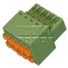 Svorkovnice zásuvka C0940-10A4TE00R, 320 V / 10 A, 2× 5pólů