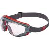 3M Goggle Gear 500 GG501 uzavřené ochranné brýle vč. ochrany proti zamlžení šedá, červená