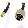 Koaxiální kabel, řada: RS PRO RG142, Černá Fluorovaný ethylenpropylen 100 mm 50 Ω RS PRO S koncovkou Koaxiální kabel, řada: RS PRO RG142, Černá Fluorovaný ethylenpropylen 100 mm 50 Ω RS PRO S koncovkou
